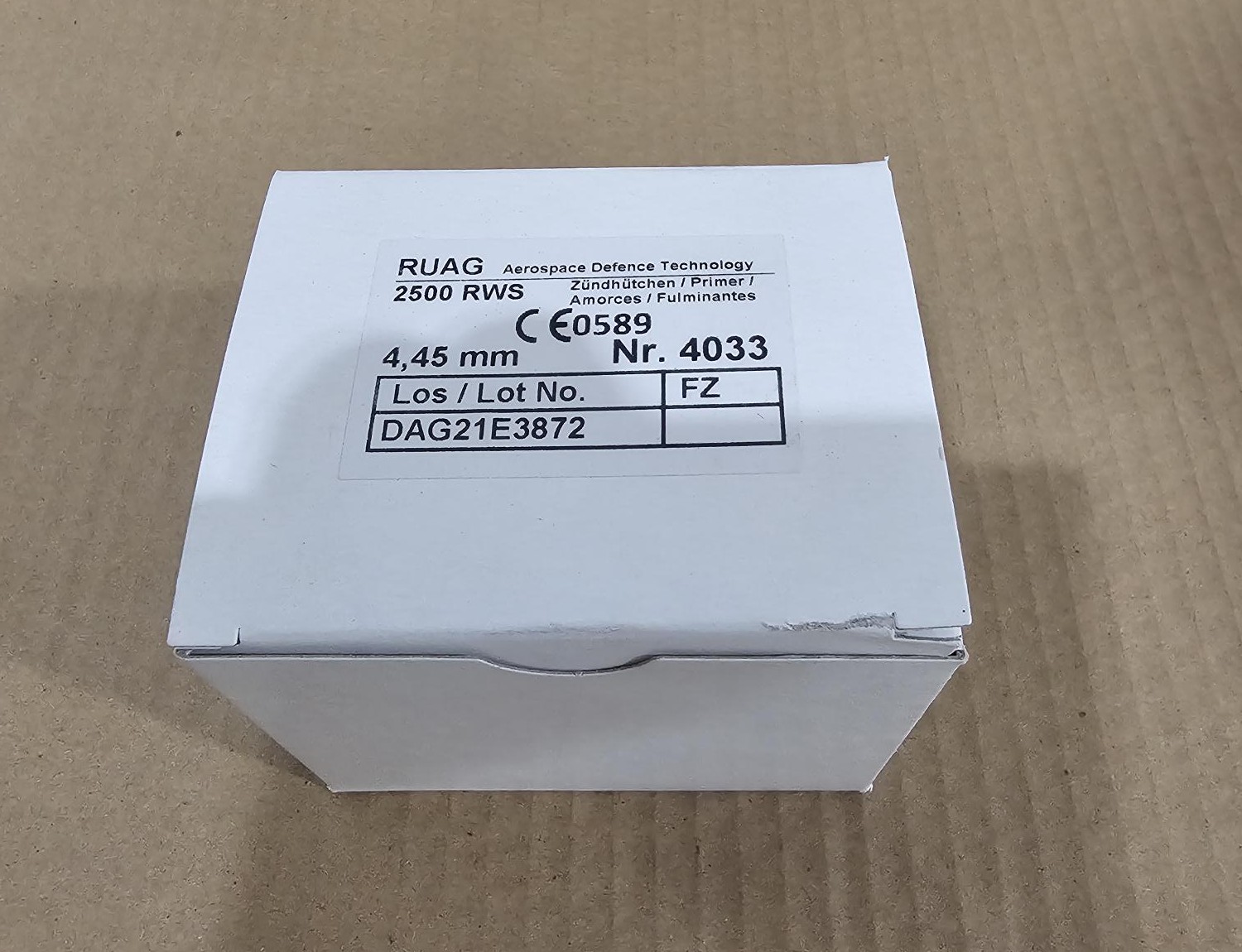 RWS SMALL RIFLE PRIMER